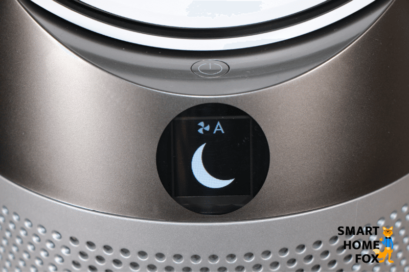 Icône du mode nuit sur le Dyson Pure Hot+Cool HP04